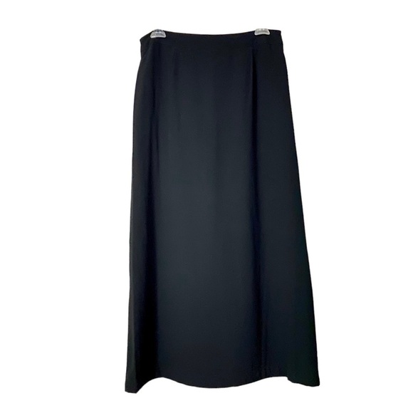 Black Classic Midi Skirt Business Career A-line Size 8 Classic Businesscore - Picture 1 of 11